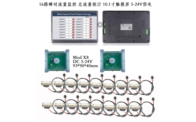 16 Channel Flow Monitor